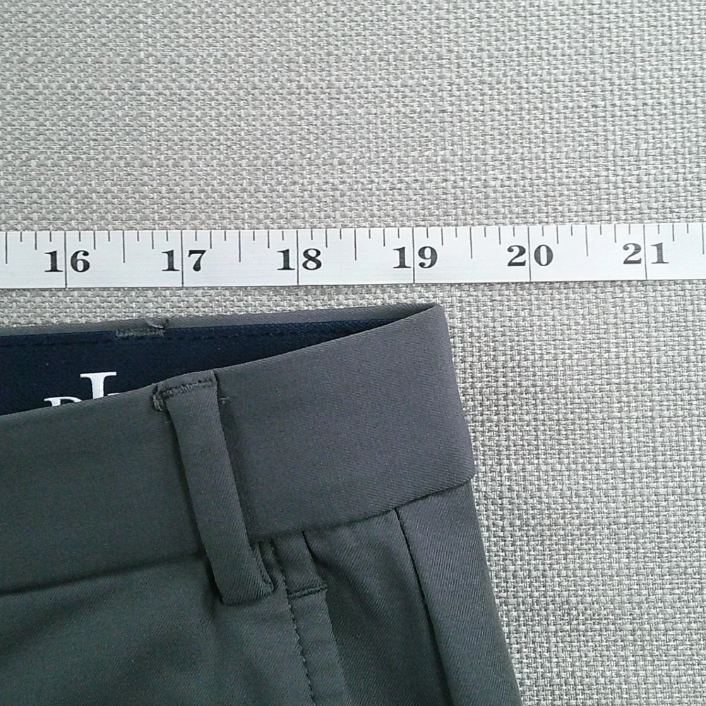 Lauren Ralph Lauren Chino Pants Mens 38x30 Gray Stretch Cotton Blend Flat Front